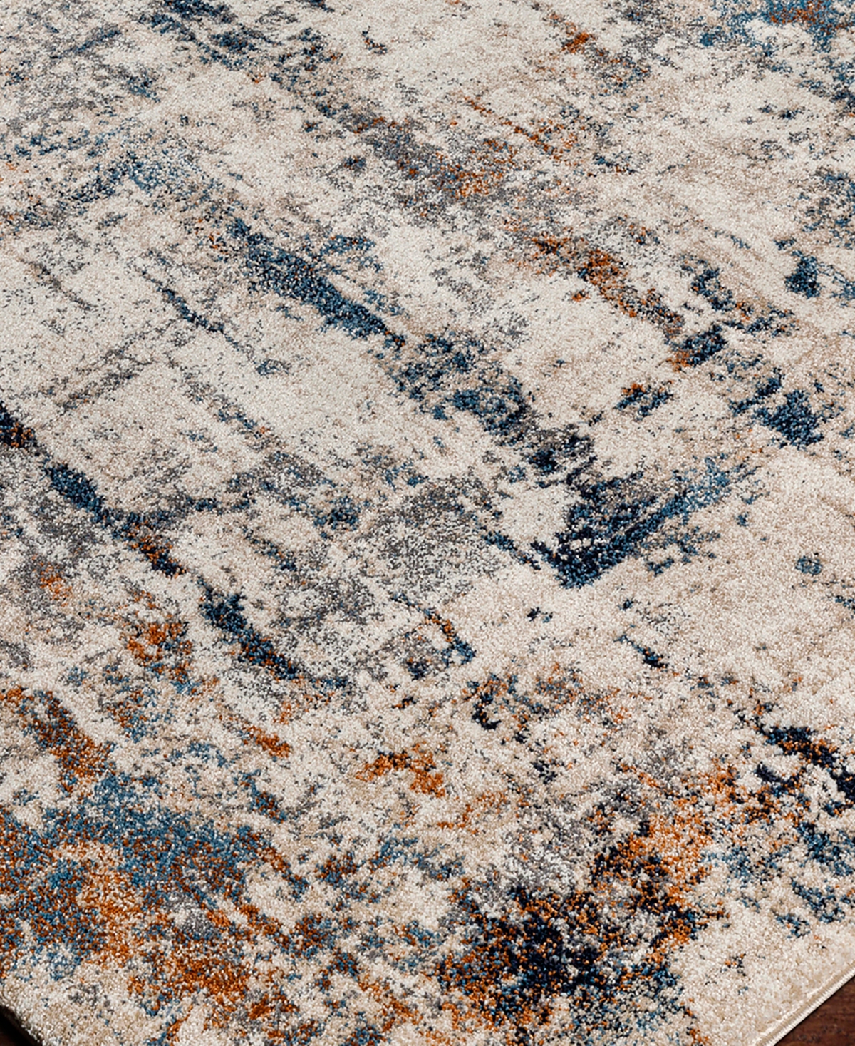 Surya Tuscany Tus-2327 5'3x7'3 Area Rug In Cream-blue