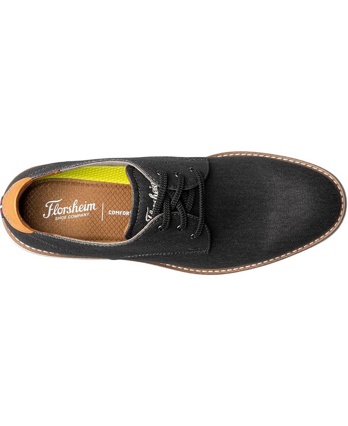 Florsheim Men's Vibe Canvas Plain Toe Oxford Dress Shoe - Macy's