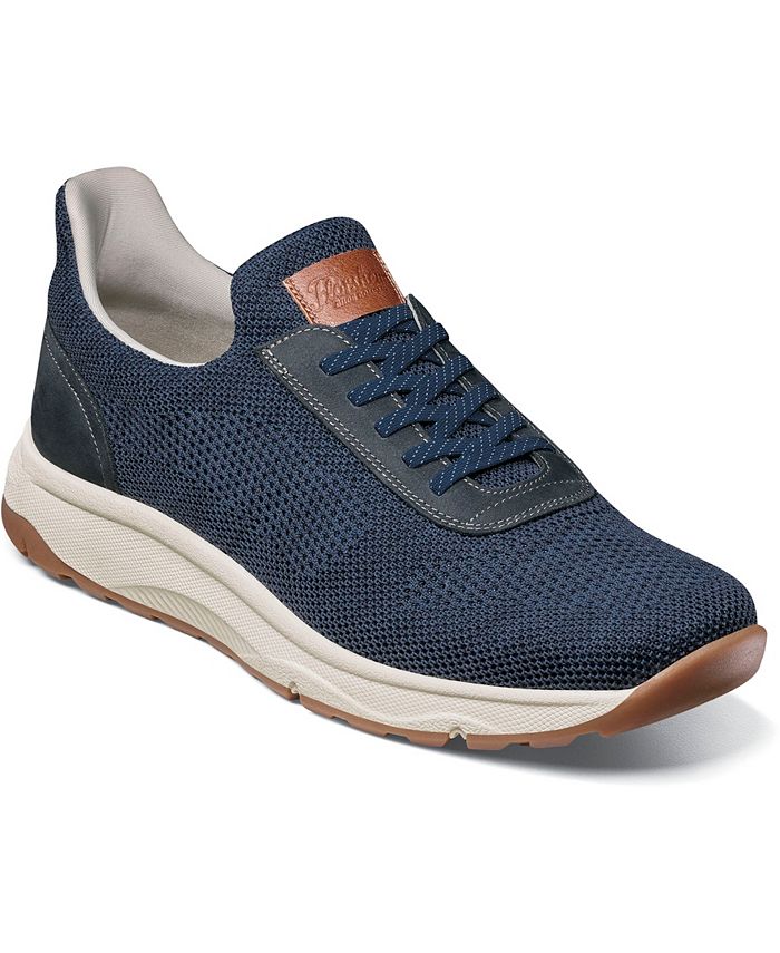 Florsheim Fleet Navy Knit Elastic Lace Men's Sneaker