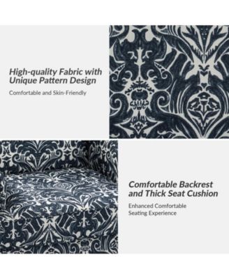 Lakeydra Farmhouse Style Armchair with Pattern Design