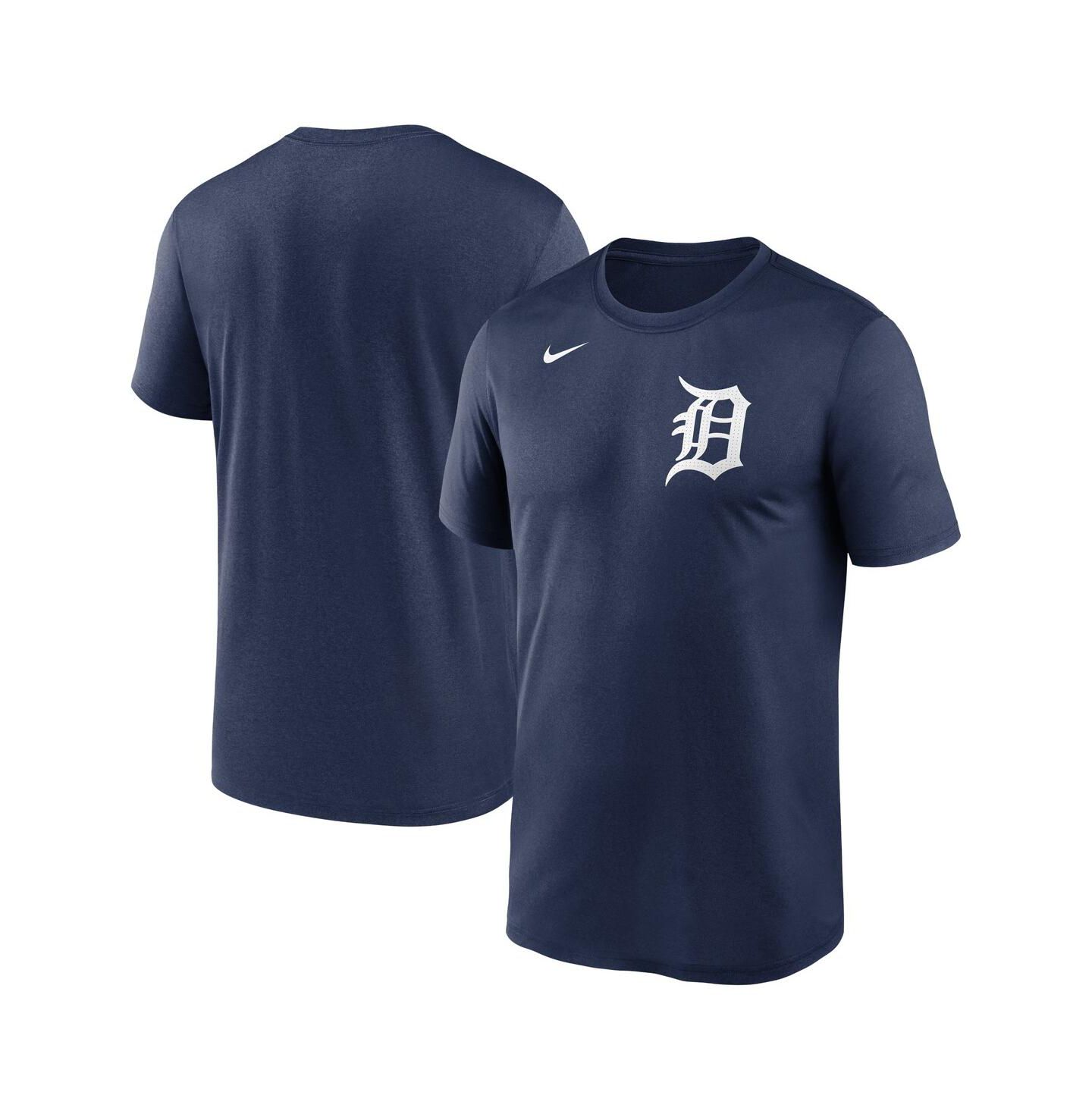 Мужская футболка Nike Navy Detroit Tigers Fuse Legend — фото 1