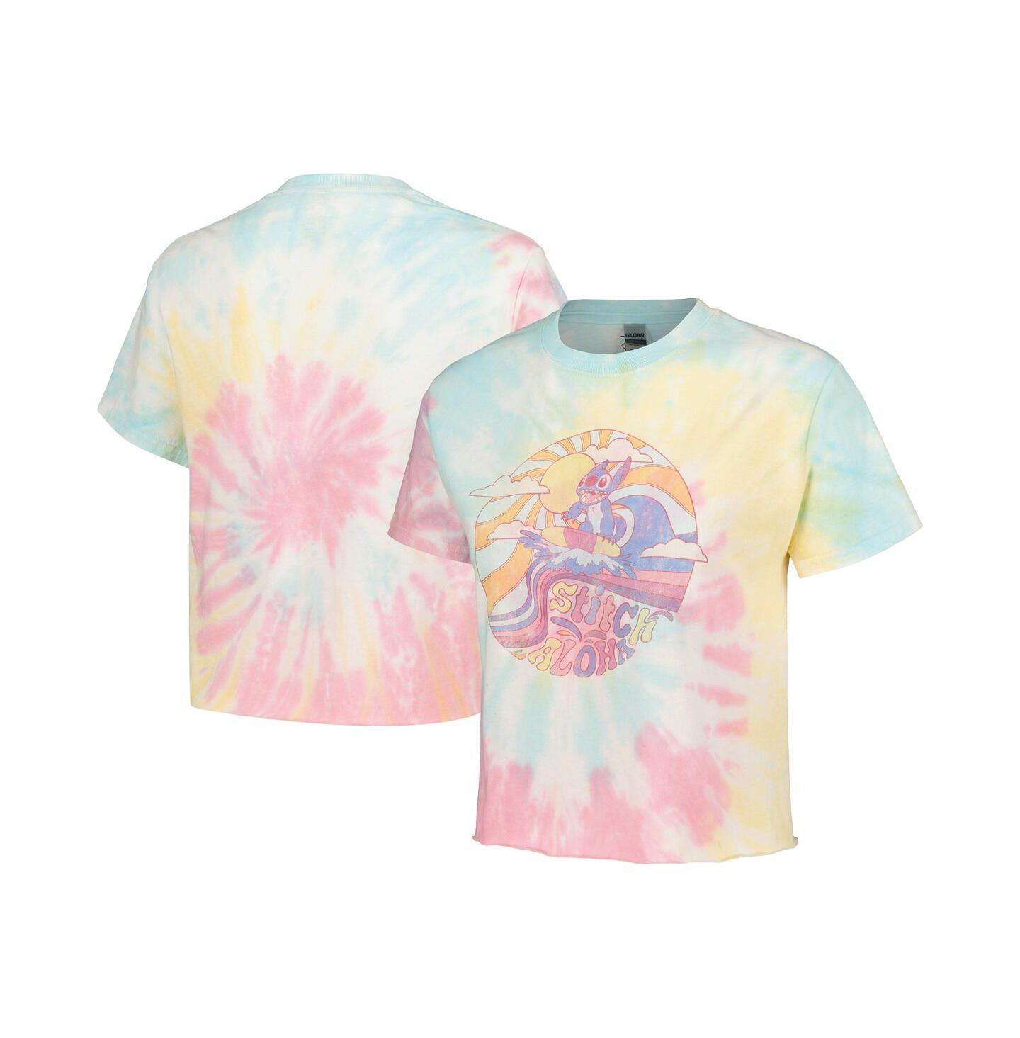 Футболка Mad Engine Unisex Blue Lilo and Stitch Stitch Colorful Tie-Dye — фото 1