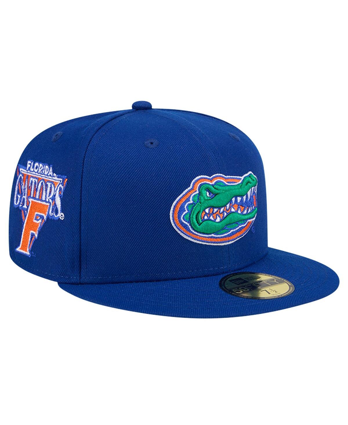 Shop New Era Men's Royal Florida Gators Throwback 59fifty Fitted Hat