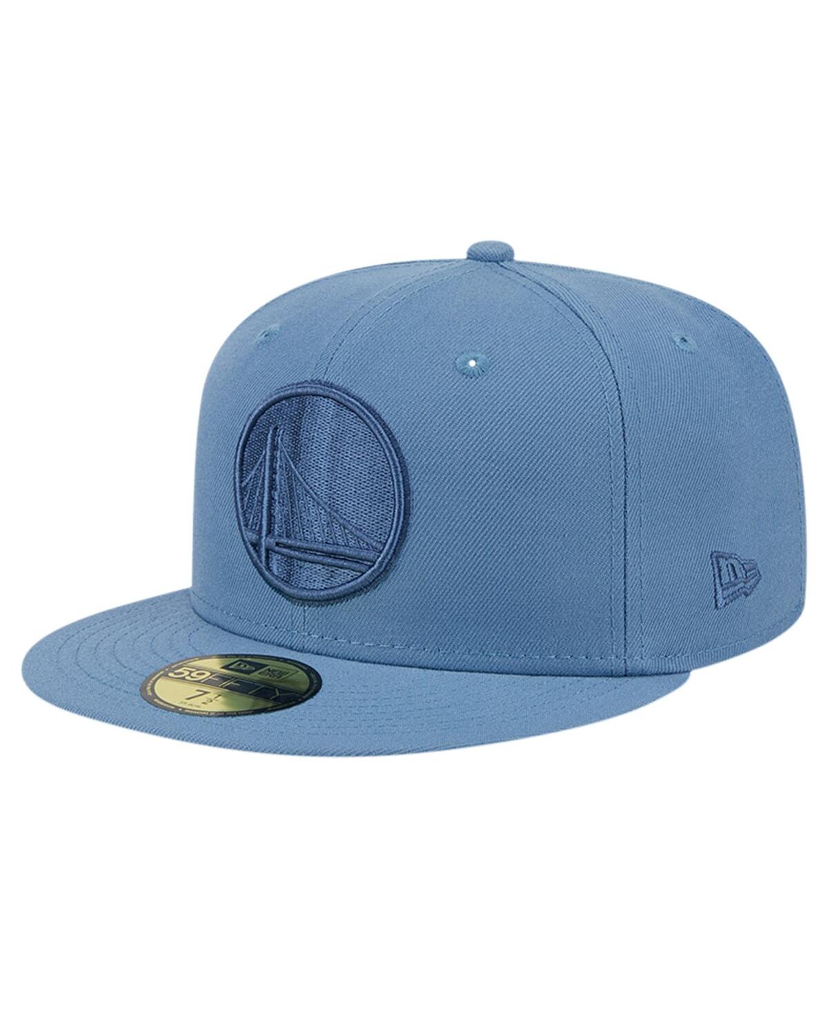Men's Blue Golden State Warriors Color Pack Faded Tonal 59fifty Fitted Hat - Blue