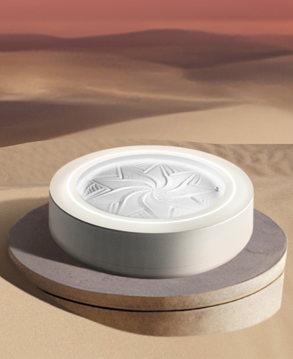 Homedics 11" Drift Sandscape In Cream