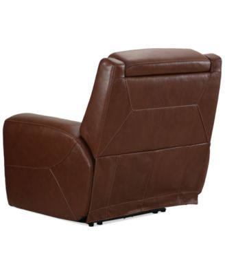 Varsani 40" Zero Gravity Leather Recliner, Created for Macy's