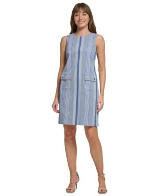 Tommy Hilfiger - Women's Striped Sheath Dress