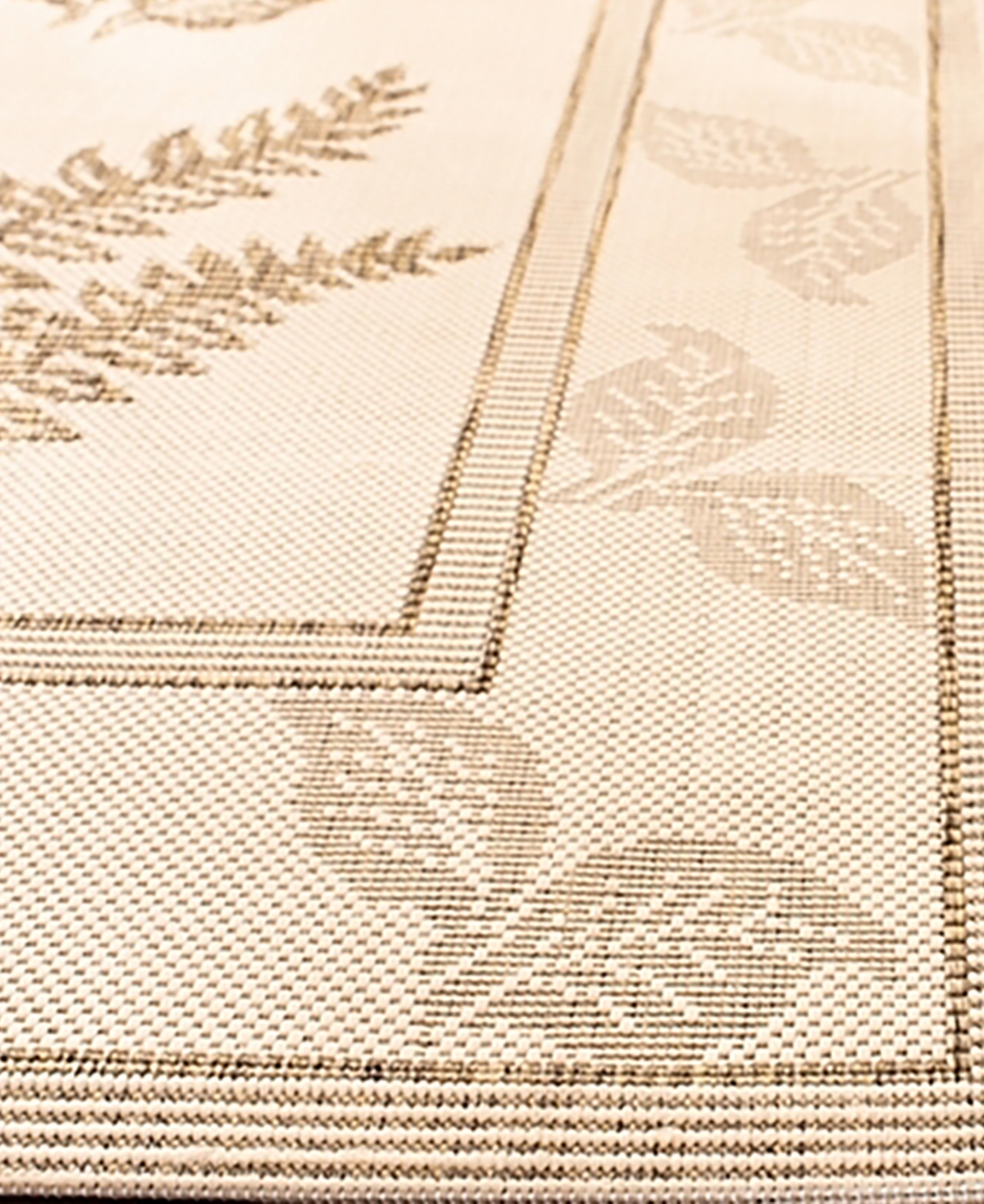 Safavieh Courtyard CY0772 Natural and Brown 5'3