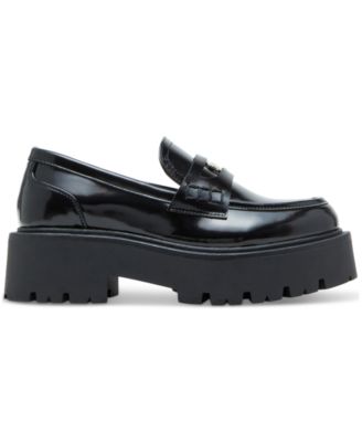 Calistaa Platform Lug Sole Penny Loafers
