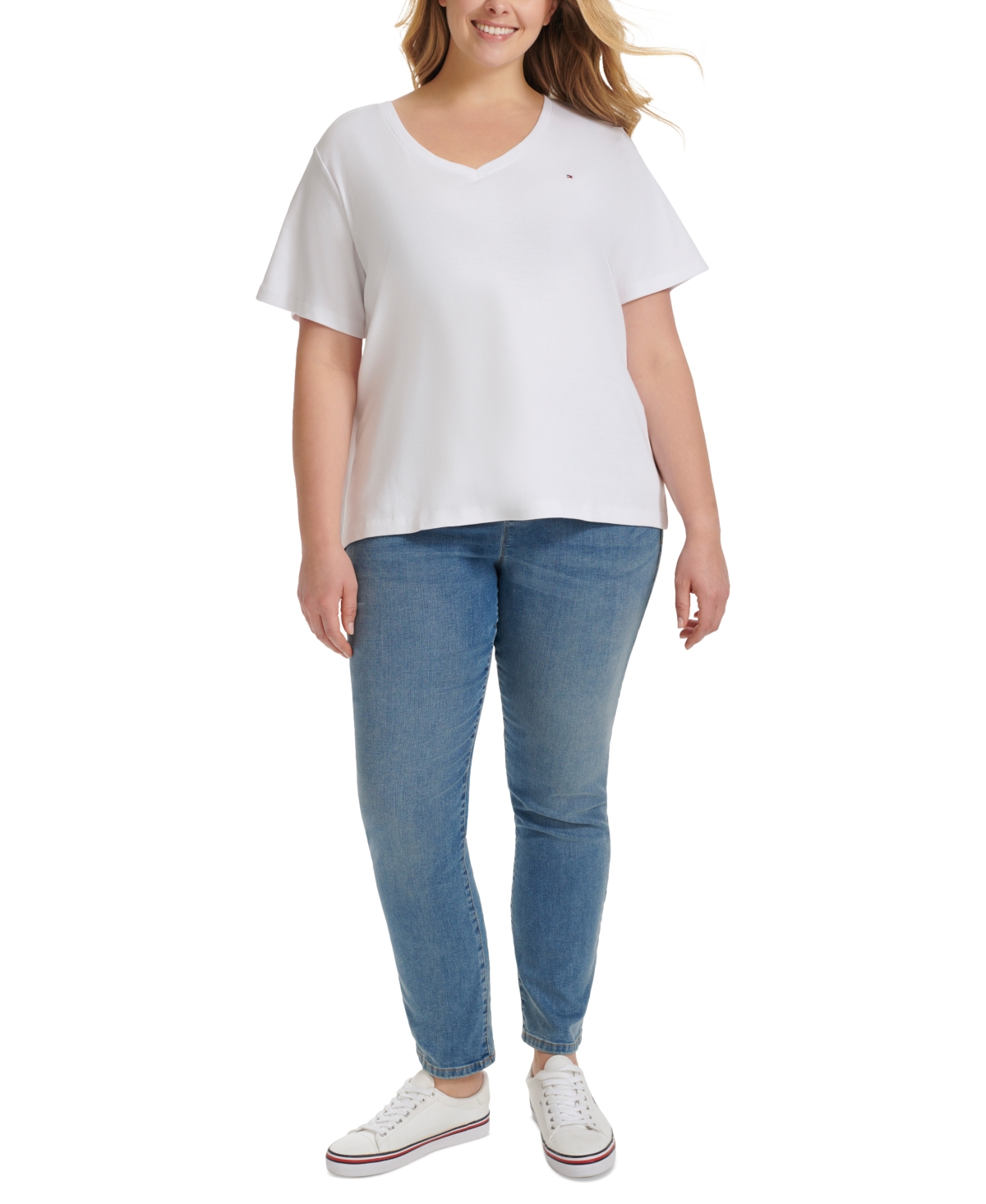 Tommy Hilfiger Plus Size V-Neck T-Shirt