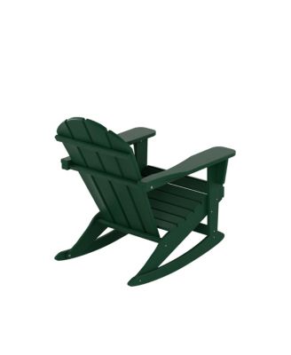 Outdoor Patio Shell-back Adirondack Dining Chair All Weather