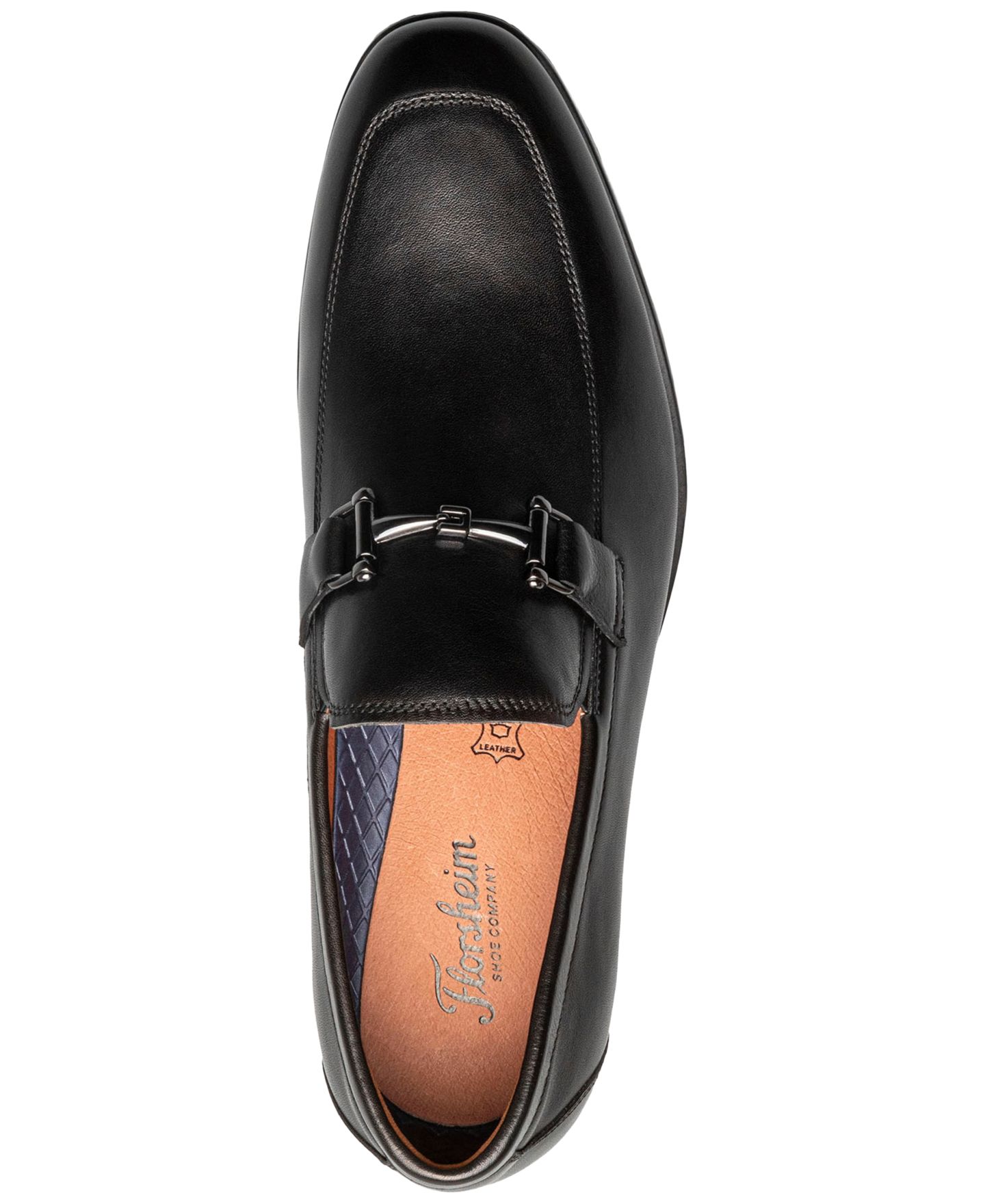 Мужские туфли Florsheim Pregamo Slip-On Bit, цвет: Чёрный — фото 6
