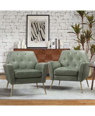 Modern Faux Leather Accent Chair for Living Room Bedroom