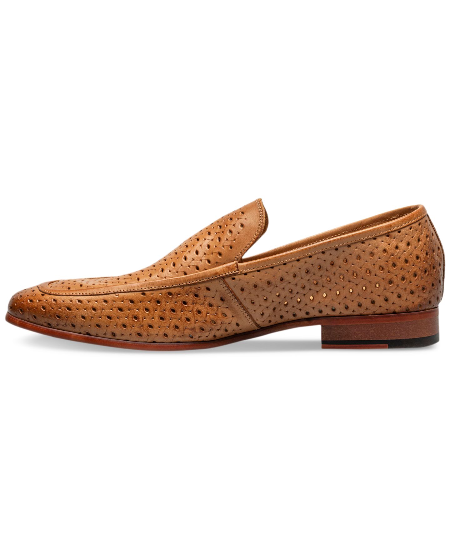 Мужские туфли Stacy Adams Winden Perforated Slip-On, цвет: Натуральный — фото 5