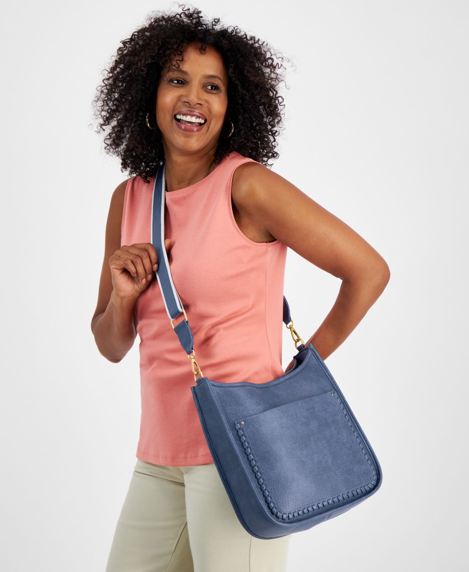 Whipstitch Medium Crossbody
