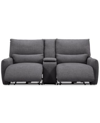 Olper 3-Pc. Fabric Zero Wall Sofa with 2 Power Recliners and 1 Console