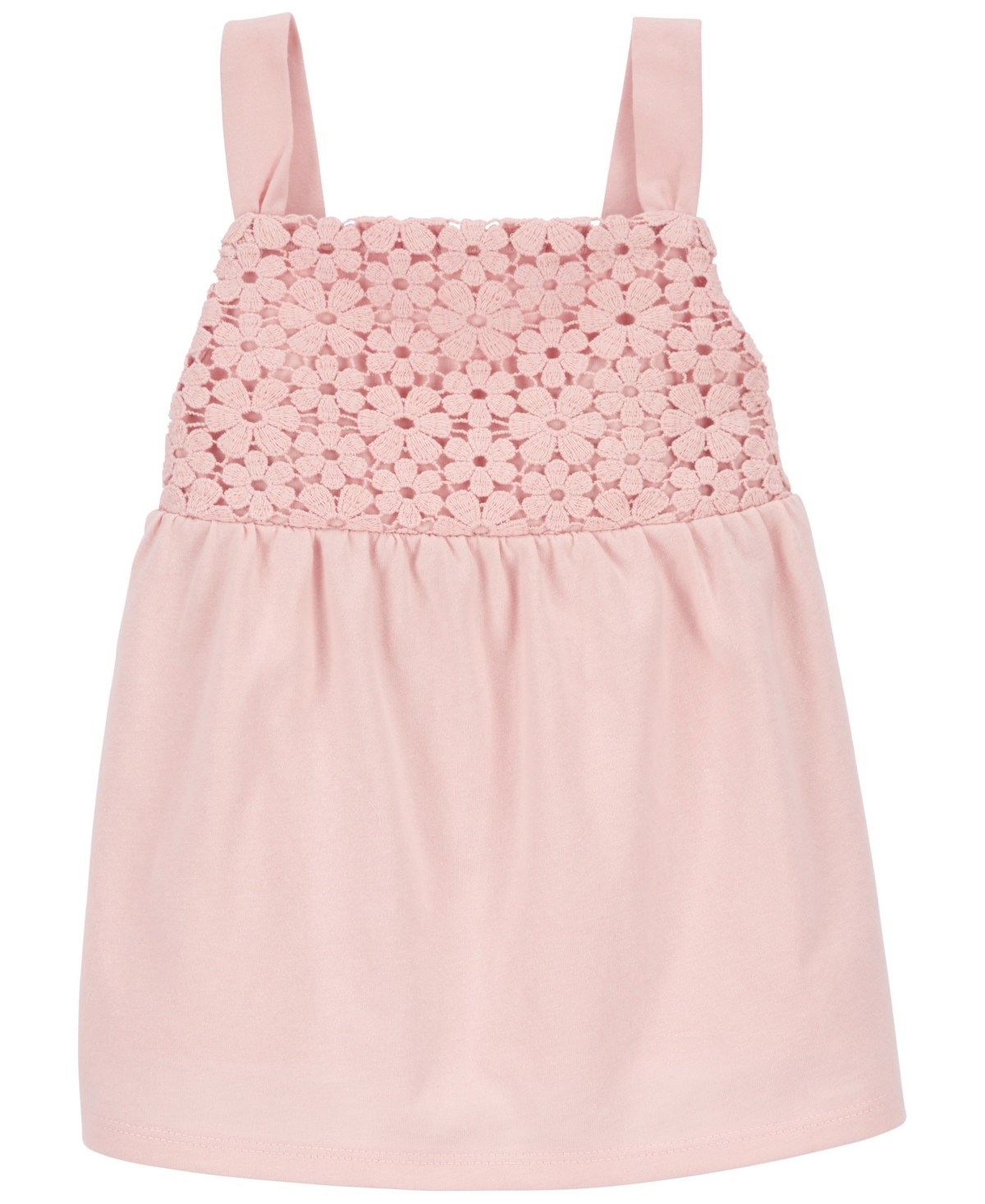 Shop Carter's Toddler Girls Crochet Sleeveless Top In Pink