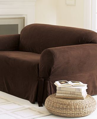Sure Fit Soft Faux Suede Sofa Slipcover