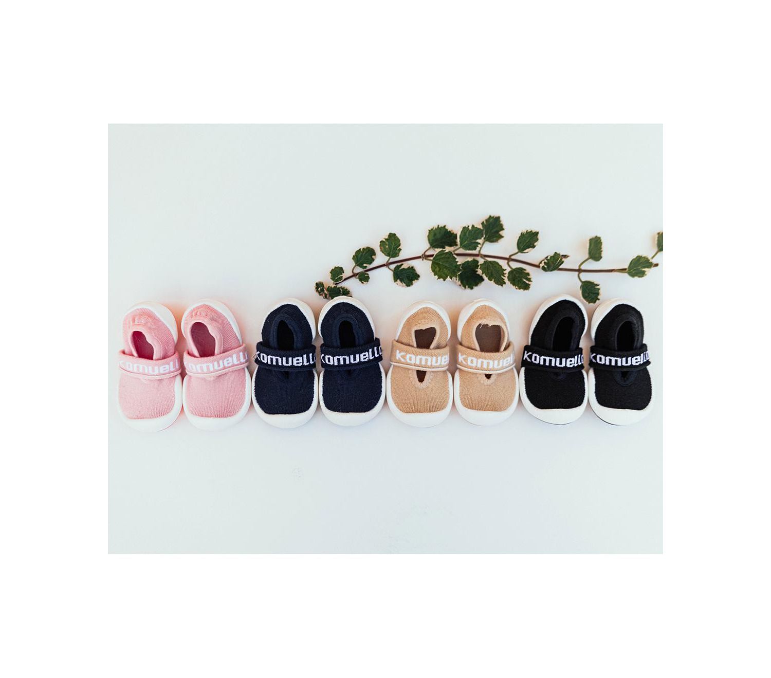 Infant Girl Boy Breathable Washable Non-Slip Sock Shoes Flat - Onyx