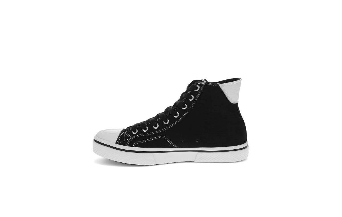 Shop Starter Men's Tradition Hi Sneaker In Black,white