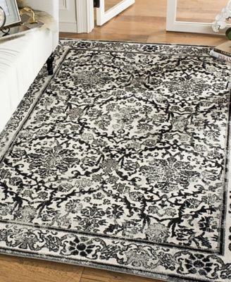  Evoke EVK242D Ivory/Grey 8' x 10' Area Rug