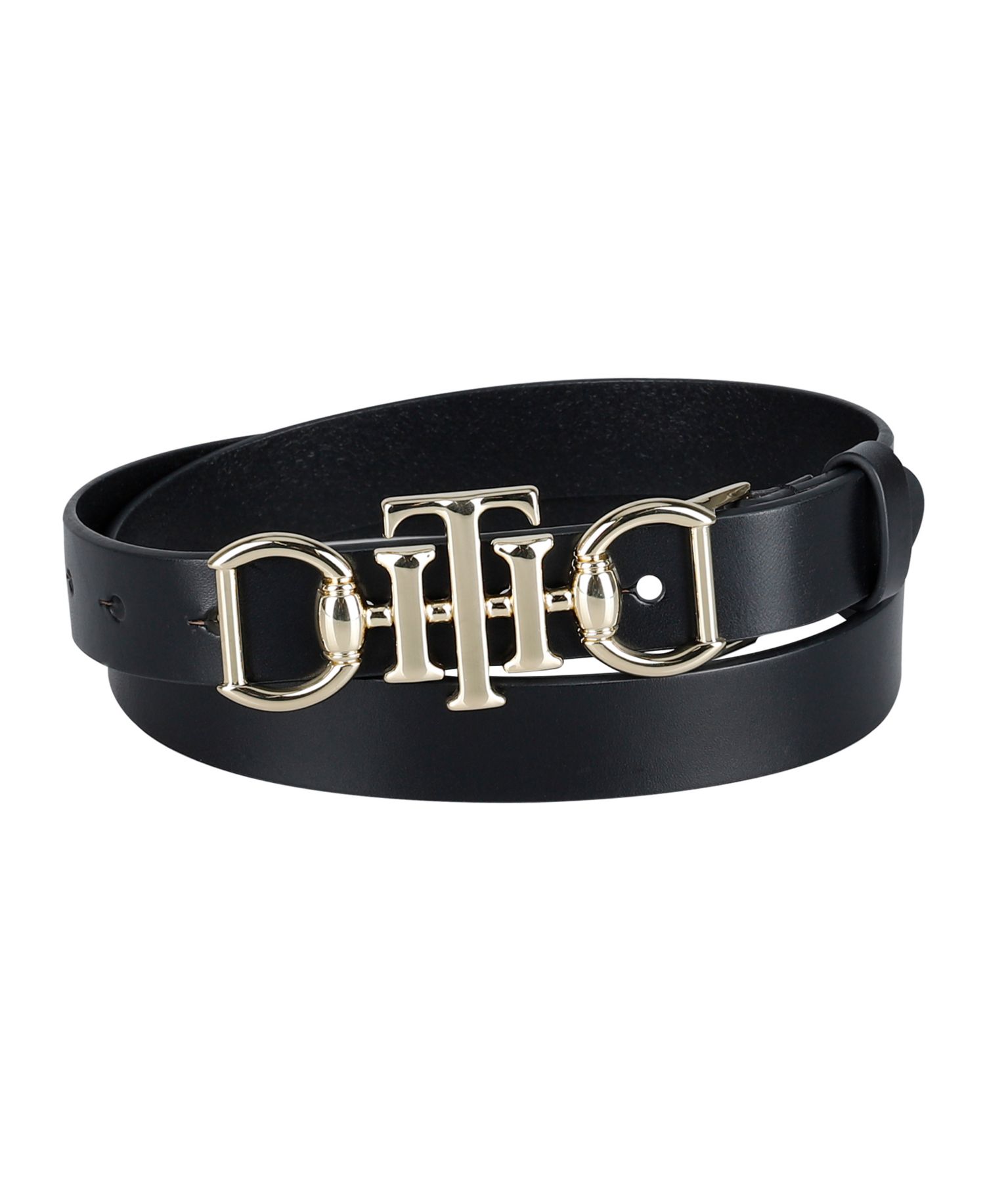 Women's Skinny Double Ended Horsebit Buckle Dress Casual Belt