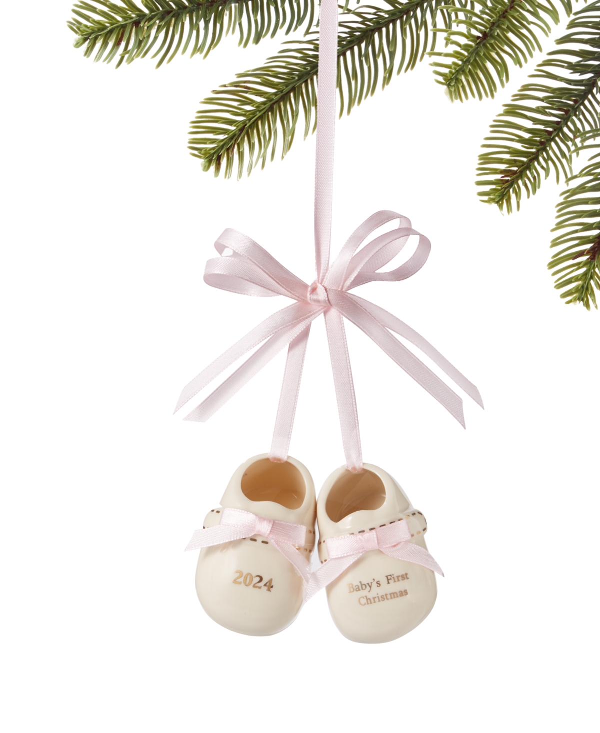 Holiday Lane 2025 Baby's First Christmas Pink Ornament Exclusively at Macy's