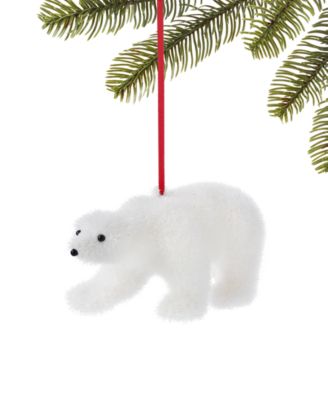 Macy's - Holiday Lane Northern Lights Polar Bear Ornament