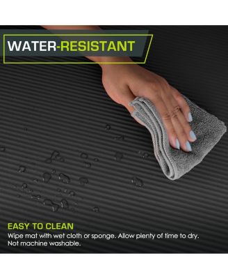 Extra Thick Yoga and Pilates Mat with Sling, 1/2 Inch