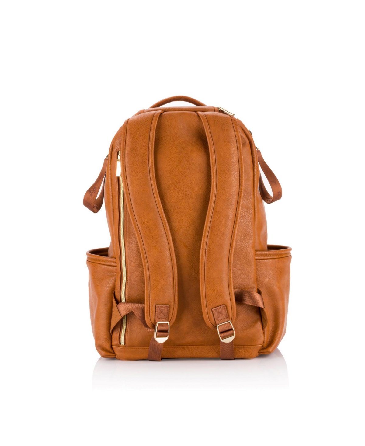 Shop Itzy Ritzy Boss Plus Backpack Diaper Bag Cognac In Brown