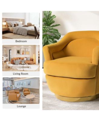 Modern Round Accent Chair for Living Room Bedroom
