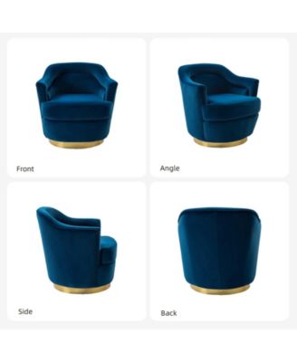 Modern Round Accent Chair for Living Room Bedroom