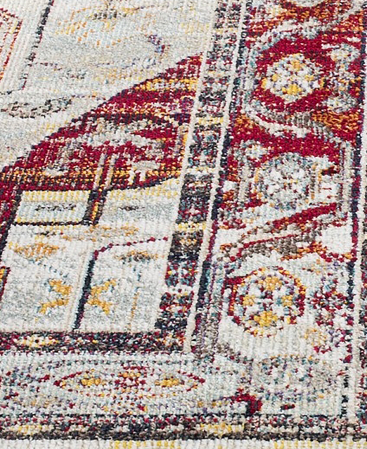 Safavieh Crystal CRS503and Red Area Rug - Light Blue