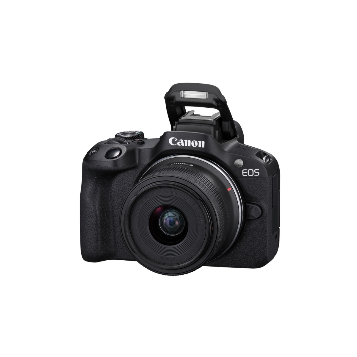Canon Eos R50 Mirrorless Camera with Rf-s 18-45mm f/4.5-6.3 Is Stm and Rf-s 55-210mm f/5-7.1 Is Stm Lens, Black