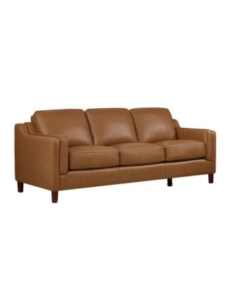 Bella 84" Top Grain Leather Sofa Couch