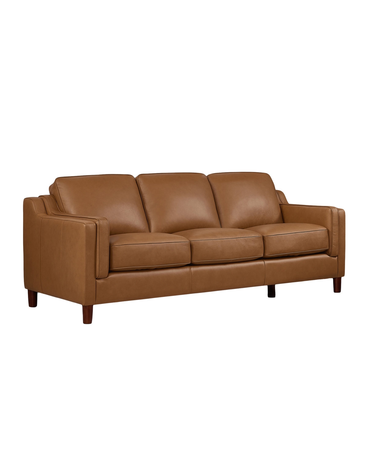 HYDELINE BELLA 84" TOP GRAIN LEATHER SOFA COUCH 