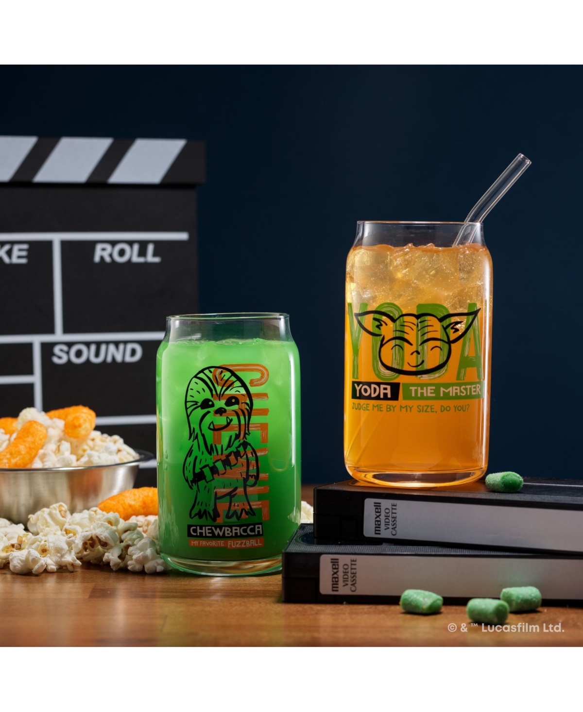 Joyjolt Star Wars Now Playing Tumbler Glasses In Clear