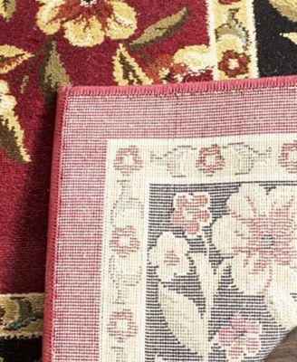 Lyndhurst LNH557 Red and Black 8' x 11' Area Rug