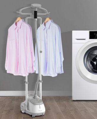 Professional Garment Steamer with Foot Pedal Power Control Silver