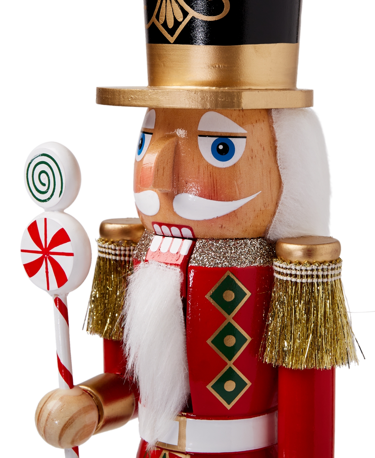 Holiday Lane Christmas Cheer Wooden Nutcracker, Created for Macy's