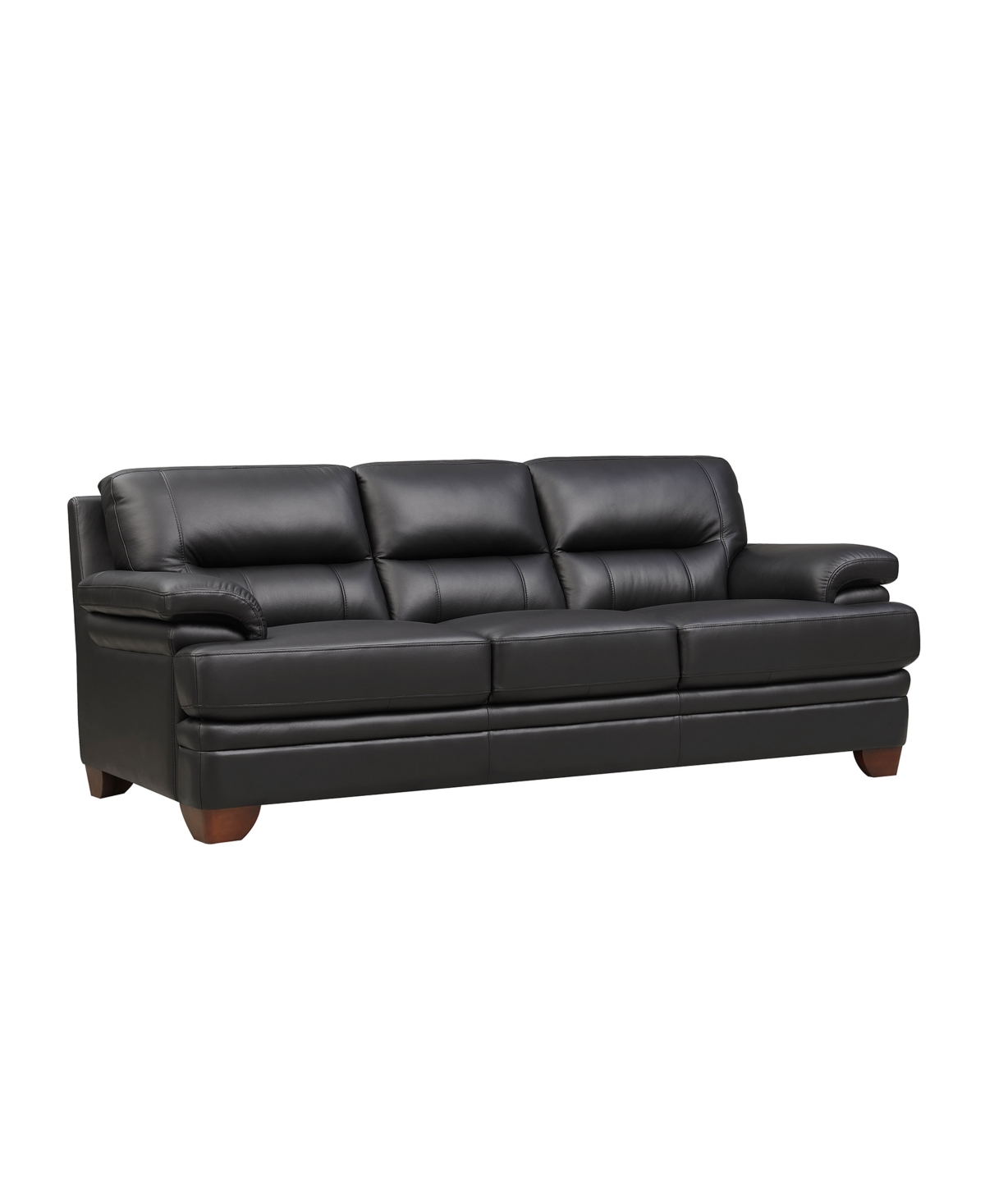 HYDELINE LUXOR 88" TOP GRAIN LEATHER SOFA 