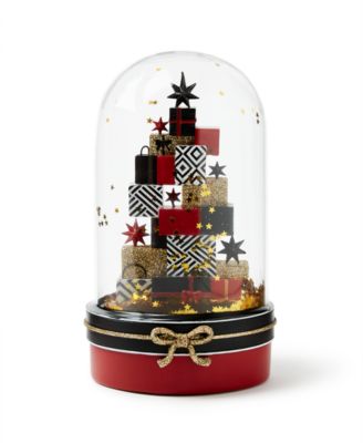 Holiday Lane - Royal Holiday Stacked Gifts Snow Globe