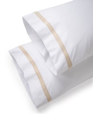 SFERRA Estate Woven Cotton Pillowcase Pair, Standard