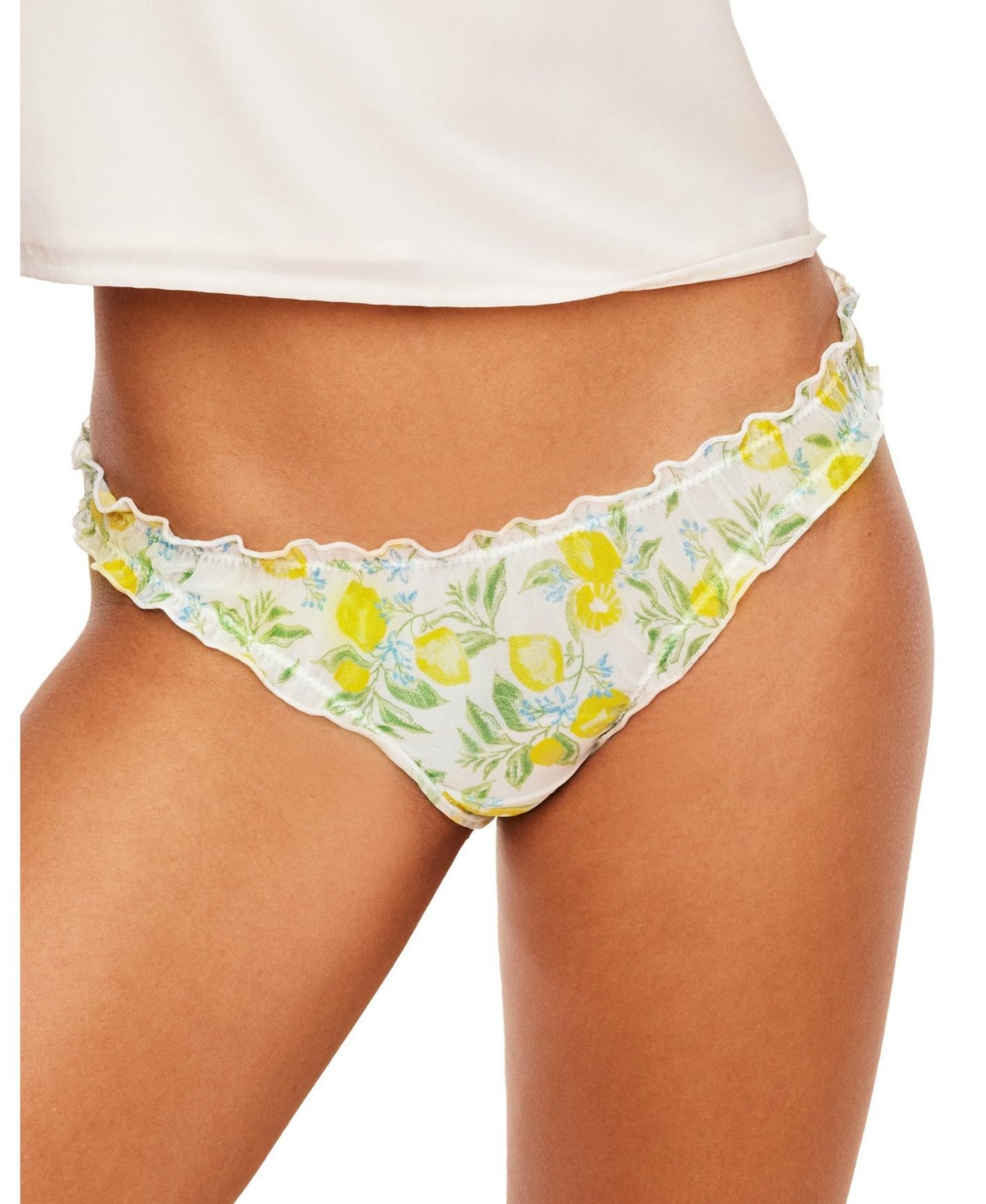 Women's Winnie Bikini Panty - Novelty white