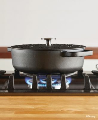 Disney Monochrome 3 Quart Cast Iron Shallow Casserole