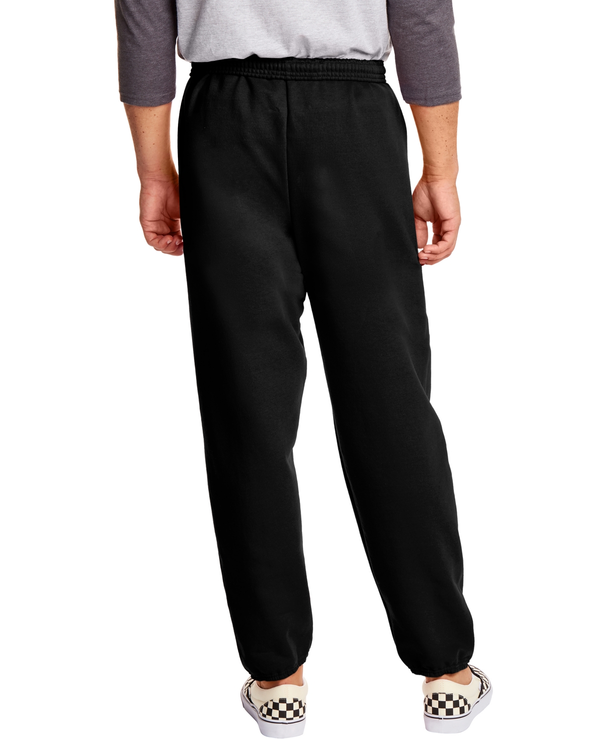 Shop Hanes Ecosmart Men's 32" Fleece Sweatpants, 2-pack In Navy