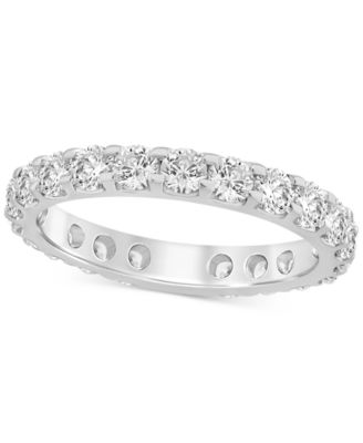 Macy's - Diamond All-Around Eternity Band (2 ct. t.w.) in 14k White Gold