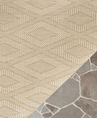 Courtyard CY8522 Natural 5'3" x 7'7" Outdoor Area Rug