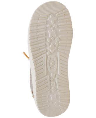 Chaussures Hey Dude Wendy Sparkle - Moccasin Femme Pailleté - Or Rose - Confort