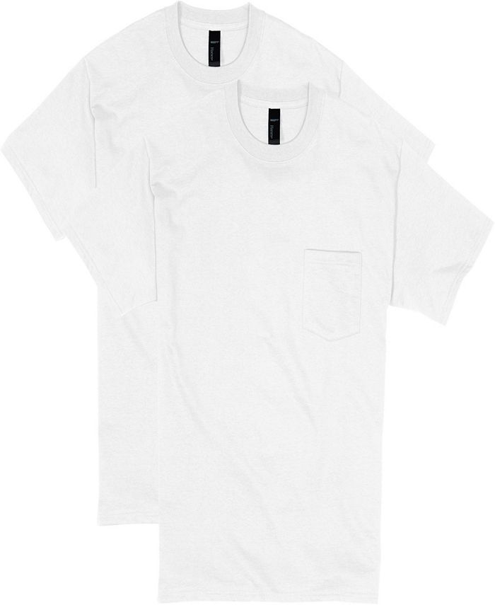 Hanes Beefy-T Unisex Pocket T-Shirt, 2-Pack - Macy's